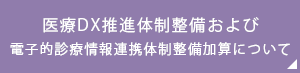 医療DX推進体制整備および電子的診療情報連携体制整備加算について